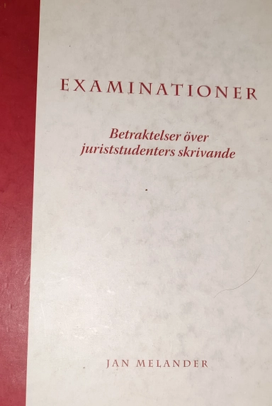 Examinationer; Jan Melander; 2006