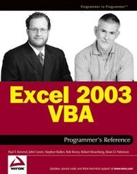 Excel 2003 VBA Programmer's Reference; Paul T. Kimmel; 2004