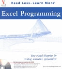 Excel Programming: Your visual blueprint for creating interactive spreadshe; Jinjer Simon; 2001