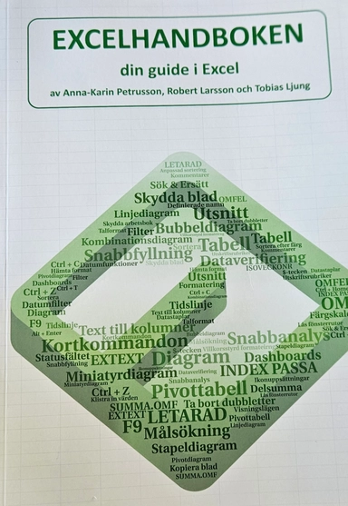 Excelhandboken - din guide i Excel; Tobias Ljung, Robert Larsson, Anna-Karin Petrusson