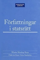 Författningar i statsrätt; Wiweka Warnling-Nerep; 2001