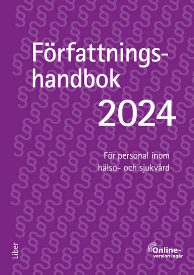 Författningshandbok 2024, bok med onlinetjänst; Studentlitteratur; 2024