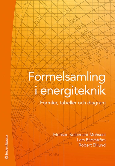 Formelsamling i energiteknik - Formler, tabeller och diagram; Mohsen Soleimani Mohseni, Lars Bäckström, Robert Eklund; 2018