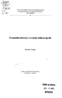 Framtidsreferens i svenskt inlärarspråk; Kerstin Tropp; 2003