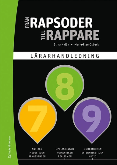 Från rapsoder till rappare 7-9 Lärarpaket - Tryckt + Digital lärarlicens 36 mån; Stina Nylén, Marie-Elen Osbeck; 2025