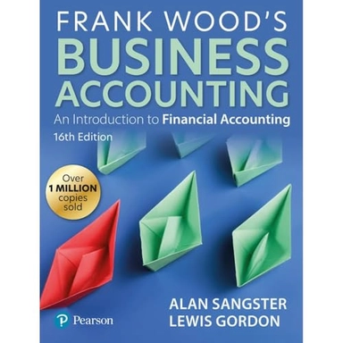 Frank Wood's Business Accounting; Alan Sangster; 2024