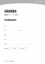 Gramba testblanketter (25 st.); Ulrika Nettelbladt, Kristina Hansson; 2011