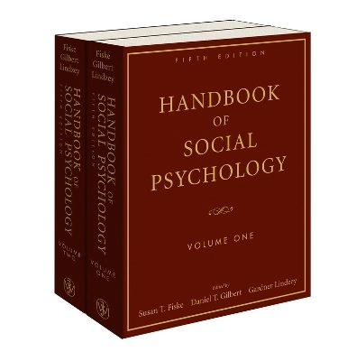 Handbook of Social Psychology, 5th Edition, Volume One; Susan T. Fiske, Daniel T. Gilbert, Gardner Lindzey; 2010