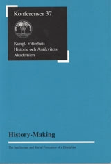 History-Making; Rolf Torstendahl, Irmine Veit-Brause; 1997