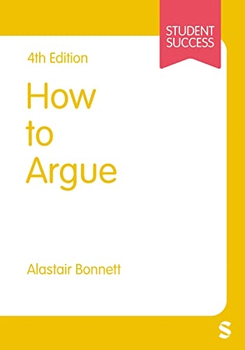 How to argue; Alastair Bonnett; 2024