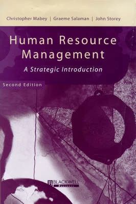 Human resource management - a strategic introduction; John Storey; 1998