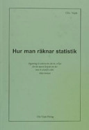 Hur man räknar statistik; Olle Vejde; 1996