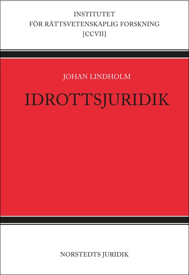 Idrottsjuridik; Johan Lindholm; 2014