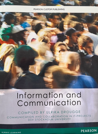 Information and Communication; Ulrika Drougge