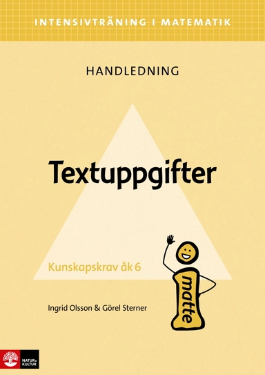 Intensivträning ma åk 4-6 Textuppgifter, Lhl; Ingrid Olsson, Görel Sterner; 2020