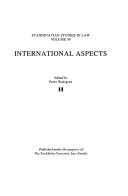 International Aspects; Peter Wahlgren; 2000