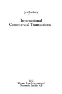 International commercial transactions; Jan Ramberg; 1998