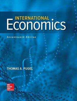 International economics; Thomas A. Pugel; 2020