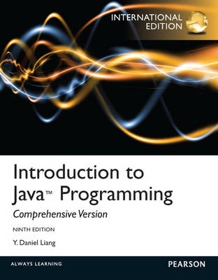 Introduction to Java programming : comprehensive version; Y. Daniel Liang; 2013