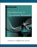 Introduction to Operations Research; Frederick S. Hillier, Gerald J. Lieberman; 2010