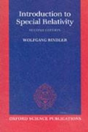 Introduction to special relativity; Wolfgang Rindler; 1991