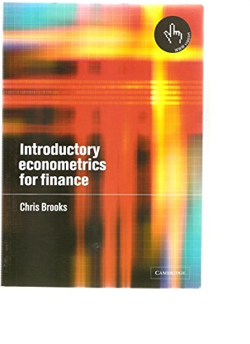 Introductory Econometrics for Finance; Chris Brooks; 2002