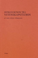 Introduktion till vetenskapsteorin; Lars-Göran Johansson; 2000