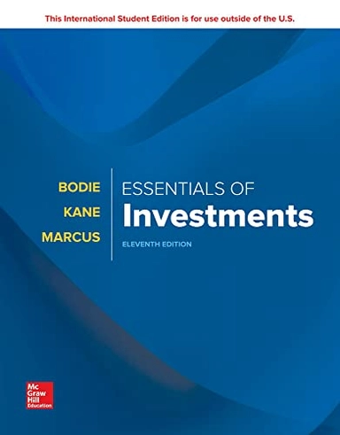 ISE Essentials of Investments; Zvi Bodie; 2018