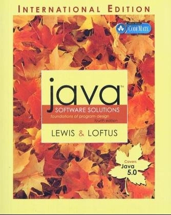 Java Software Solutions; William Loftus; 2005