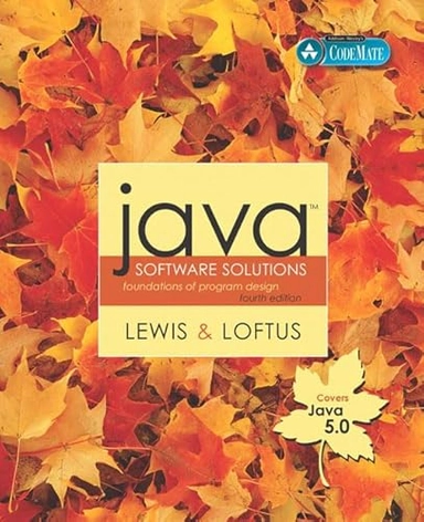 Java Software Solutions; John Lewis; 2005