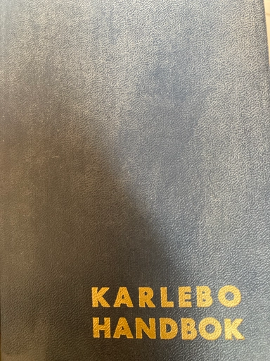 Karlebo handbok : teknisk handbok; Selim karlebo; 1977