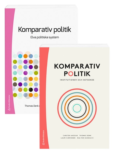 Komparativ politik - paket; Carsten Anckar, Thomas Denk, Lauri Karvonen, Åsa von Schoultz, Ali Abdelzadeh, Idris Waysi, Jan Joel Andersson, Staffan Andersson, Kimmo Elo, Carina Gunnarson, Johan Lagerkvist, Martin Nilsson, Anders Sjögren, Per Strand, Carolina Vendil Pallin, Sten Widmalm; 2024