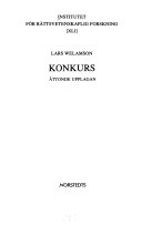 Konkurs; Lars Welamson; 1988