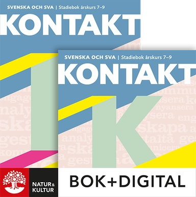 Kontakt svenska 7-9 Paket Bok+Digital; Tomas Bergsten, Pär Larsson; 2024