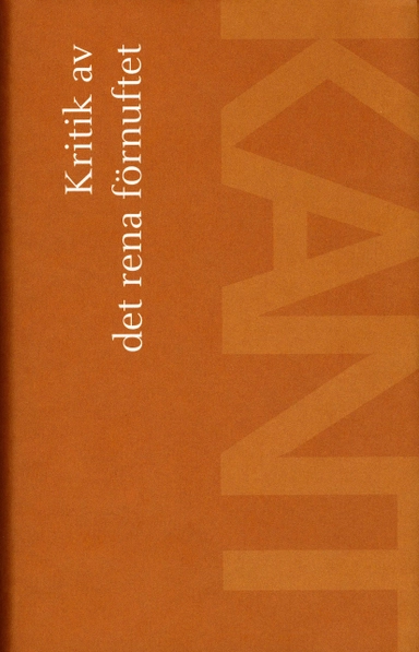 Kritik av det rena förnuftet; Immanuel Kant; 2004