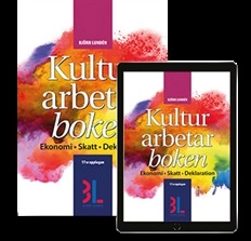 Kulturarbetarboken : skatt, deklaration, ekonomi, juridik; Björn Lundén; 2019