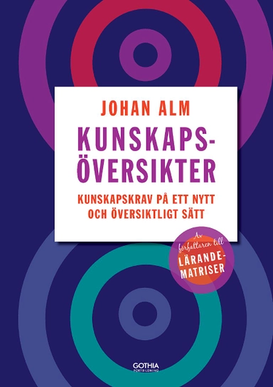 Kunskapsöversikter : kunskapskrav på ett nytt och översiktligt sätt; Johan Alm; 2017