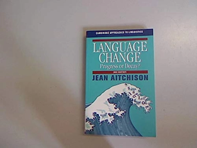 Language Change; Jean Aitchison; 2001