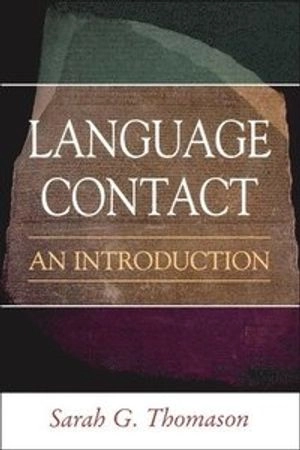 Language contact; Sarah Grey Thomason; 2001