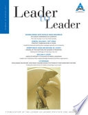 Leader to Leader (LTL), Volume 59, Winter 2011; Claes Hultling; 2011