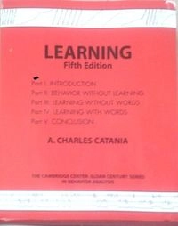 Learning; A. Charles. Catania; 2013