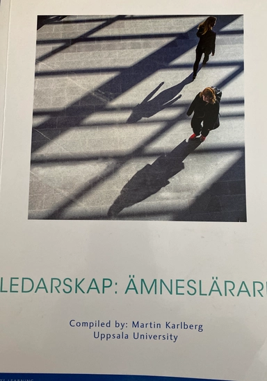 Ledarskap: Ämneslärare; Martin Karlberg; 2015