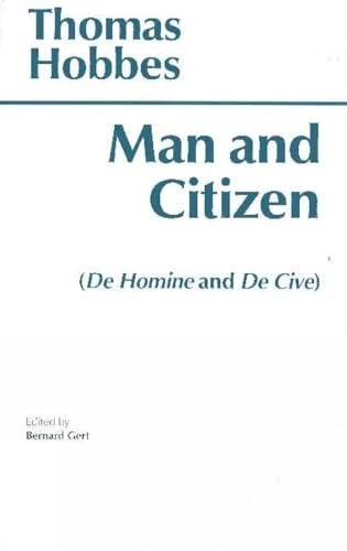 Man and citizen; Thomas Hobbes; 1991