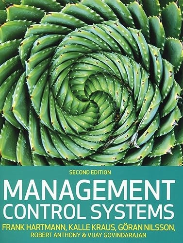 Management Control Systems; Frank Hartmann; 2021