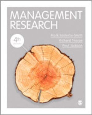 Management Research; Mark Easterby-Smith; 2012