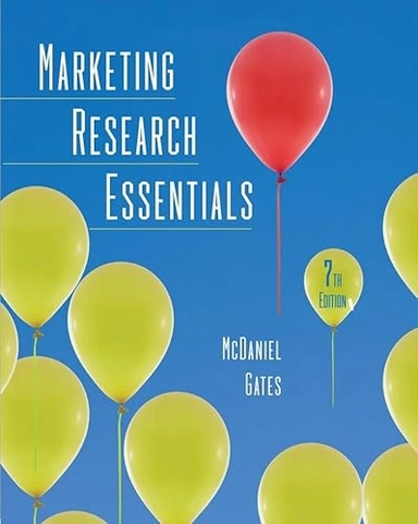 Marketing Research Essentials with SPSS; Carl McDaniel; 2011