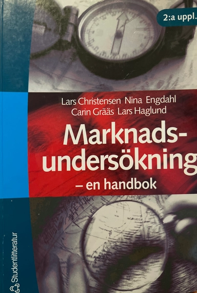 Marknadsundersökning; Lars Christensen, Lars Haglund, Carin Grääs, Nina Engdahl; 2001