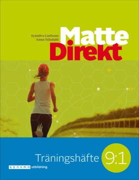 Matte Direkt Träningshäfte 9:1; Synnöve Carlsson, Anna Teledahl; 2018