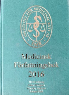 Medicinsk Författningsbok 2010; Ulf Fröberg, Stefan Magnusson; 2010