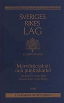 Mervärdesskatt och punktskatter; Jan Kleerup; 1998